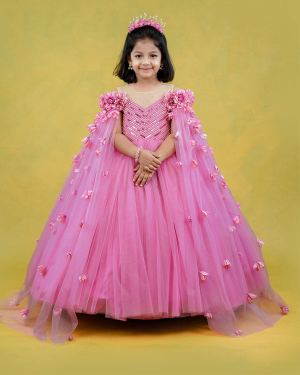 Kurtikraze Women Gown Pink Dress - Buy Kurtikraze Women Gown Pink Dress  Online at Best Prices in India | Flipkart.com